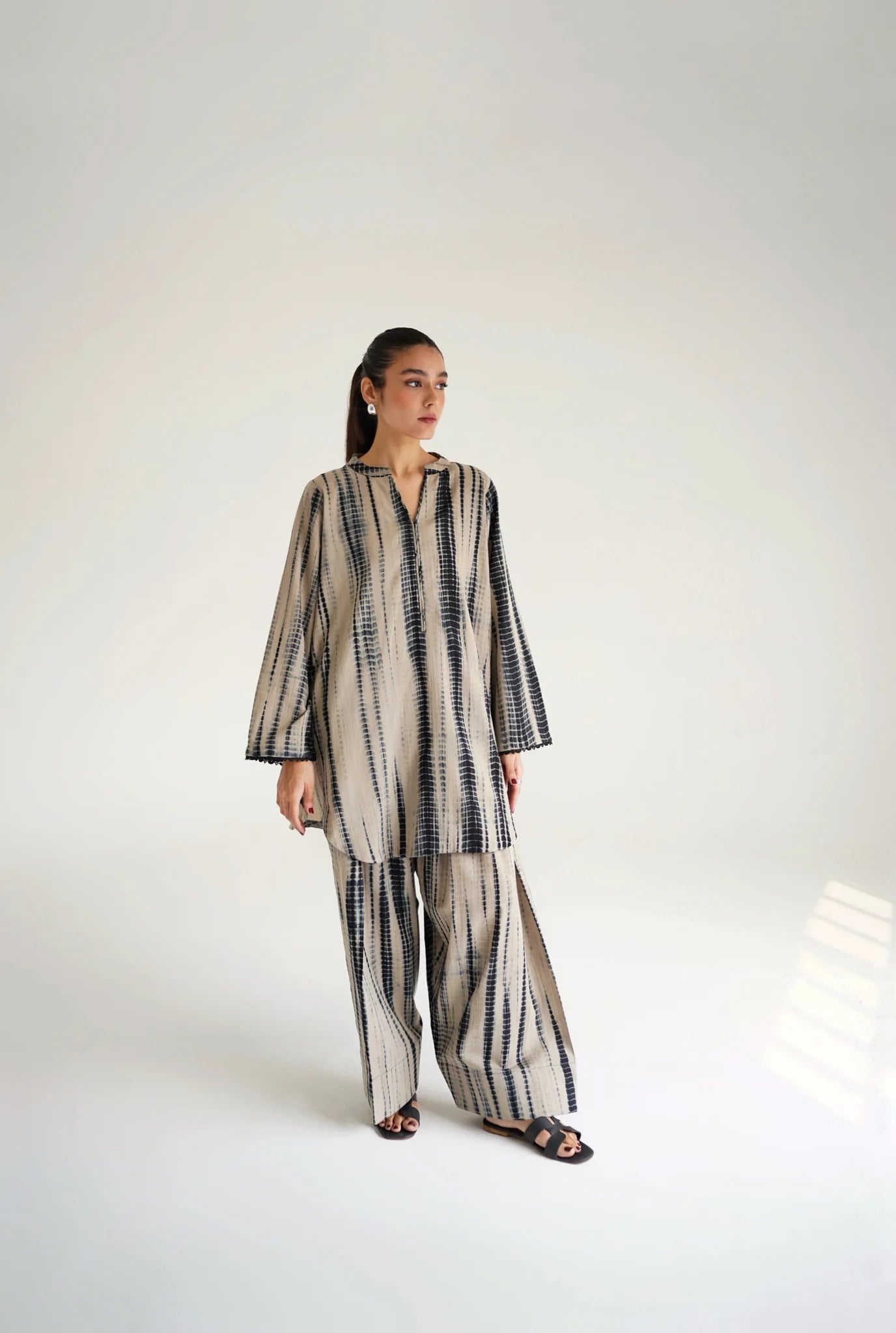 ILMA 2-PIECE Stitched Dress. (Farshi Shalwar)
