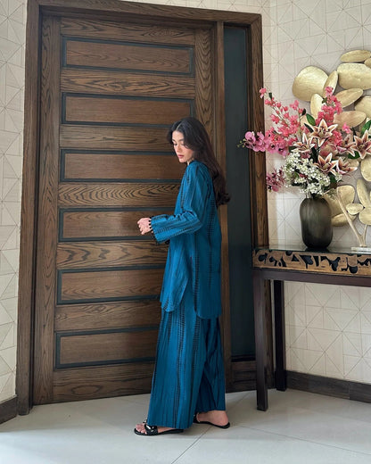 ILMA 2-PIECE Stitched Dress. (Farshi Shalwar)